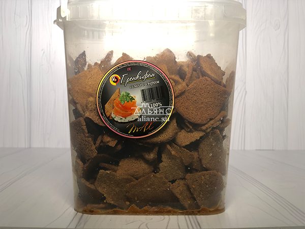 Ржаные гренки с семгой и сыром в Пятигорске