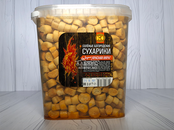 Сухарики с красной икрой в Пятигорске