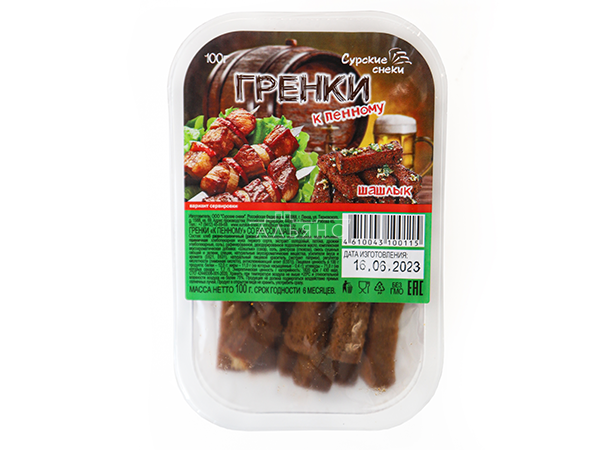 Сурские гренки Шашлык (100 гр) в Пятигорске