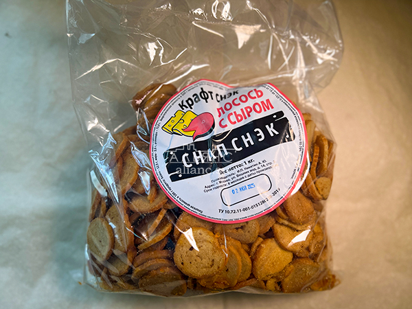 Снапсы ПШЕНИЧНЫЕ "Лосось с сыром" в Пятигорске