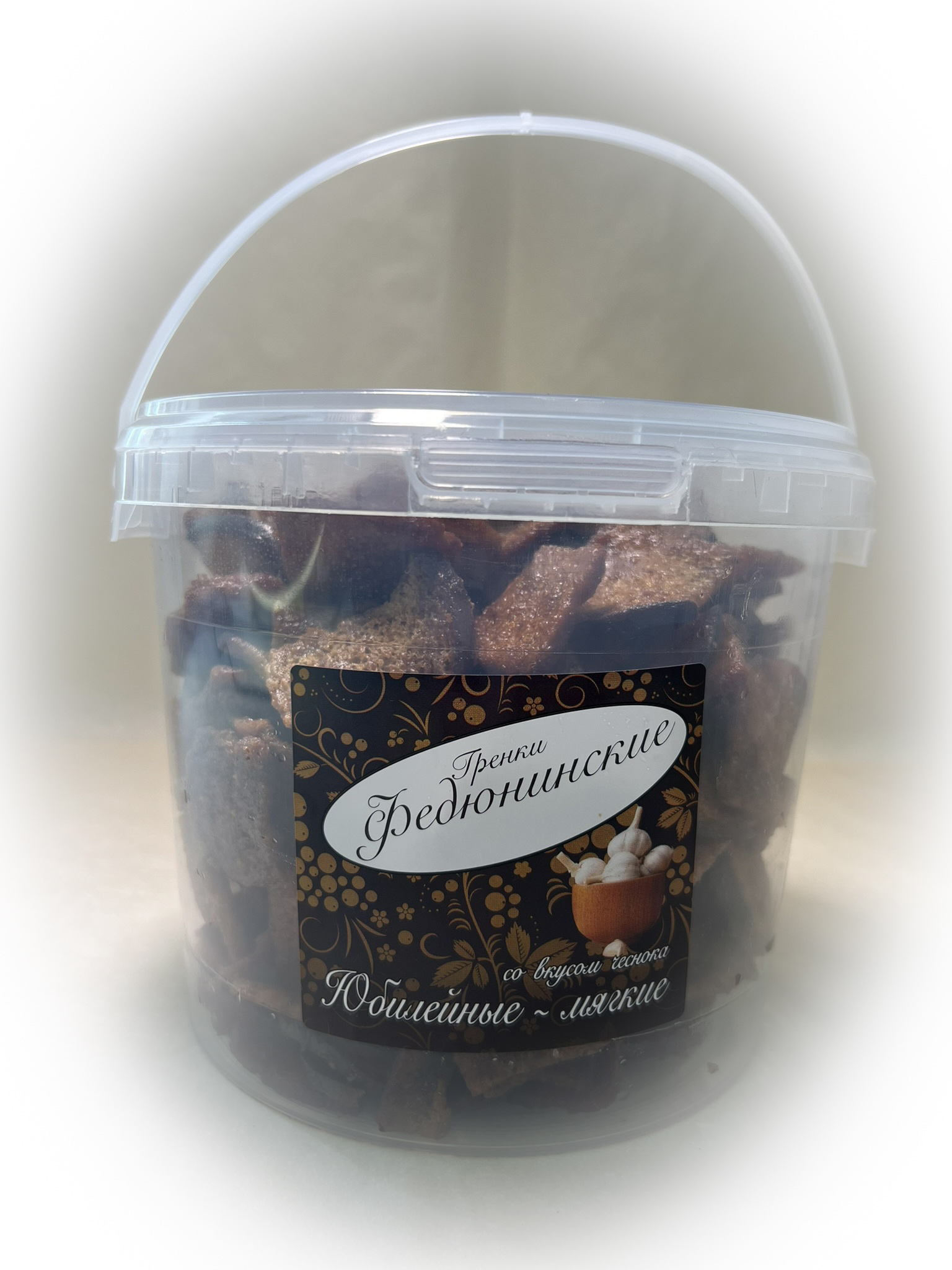 Гренки "ФЕДЮНИНСКИЕ" "Чеснок" (ведро 900 гр.) в Пятигорске