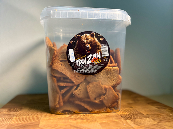 Ведро Ржаные гренки со вкусом Крылышки Барбекю (1 кг) в Пятигорске